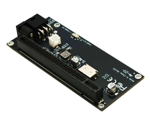 Alt view image 3 of 4 - Sintech Oculink SFF-8612 to PCIe 4.0,SFF-8611 PCI-Express 16x Adapter with ATX 6pin/DC Power Port for External Game GPU Graphics Card
