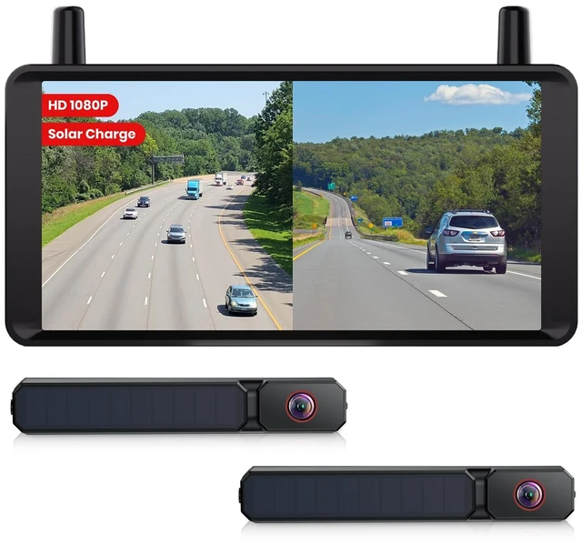 Main image of AUTO-VOX 2 Solar Wireless Backup Camera,16:9 1080P HD 6" Monitor