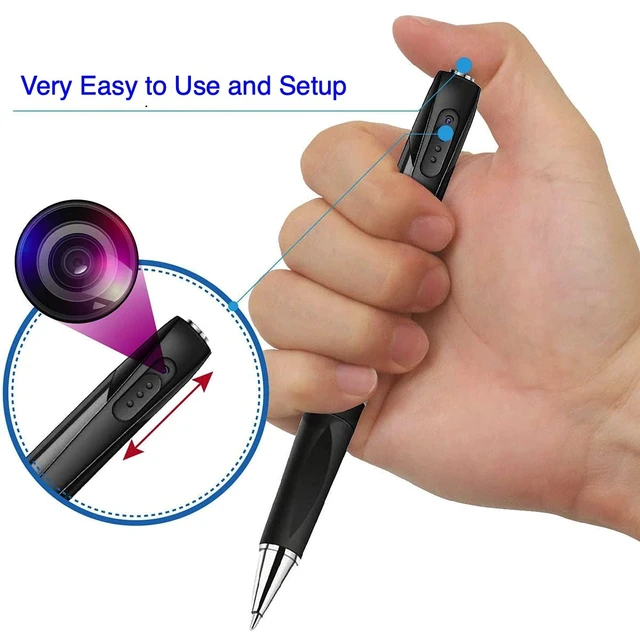 Alt view image 2 of 5 - TAOZHI 32GB Mini Pen Camera 1080P for Indoor and Outdoor