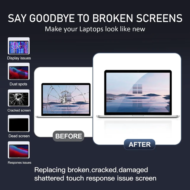 Alt view image 5 of 5 - Replacement Screen 13.3" for MacBook Air 13-inch A2337 M1 2020 Year (Model: EMC 3598 MGN93 MGNA3 MGND3 MGNE3 MGN63 MGN73) Full LCD Screen Display Assembly (Rose Gold)