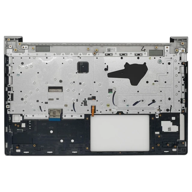 Alt view image 2 of 5 - Jxjslp Replacement Upper Case Palmrest for HP Probook 450 455 G8 Series Laptop Top Cover Backlit Keyboard Assembly M21742-001 Silver