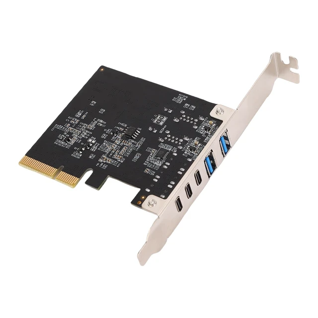 Main image of Pomya PCIe USB 3.0 Expansion Card 5 Ports with USB Type C 10Gbps