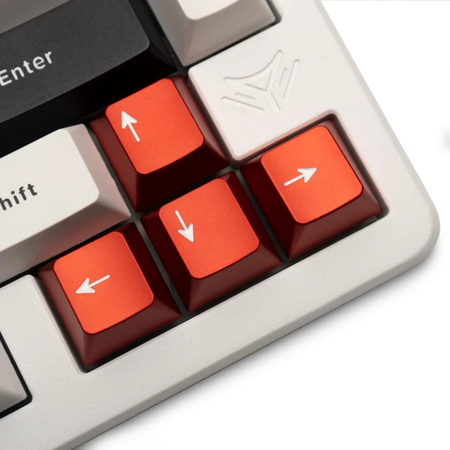 Alt view image 2 of 2 - ELECFOX Custom Red Metal Keycaps for Gaming Keyboard Direction