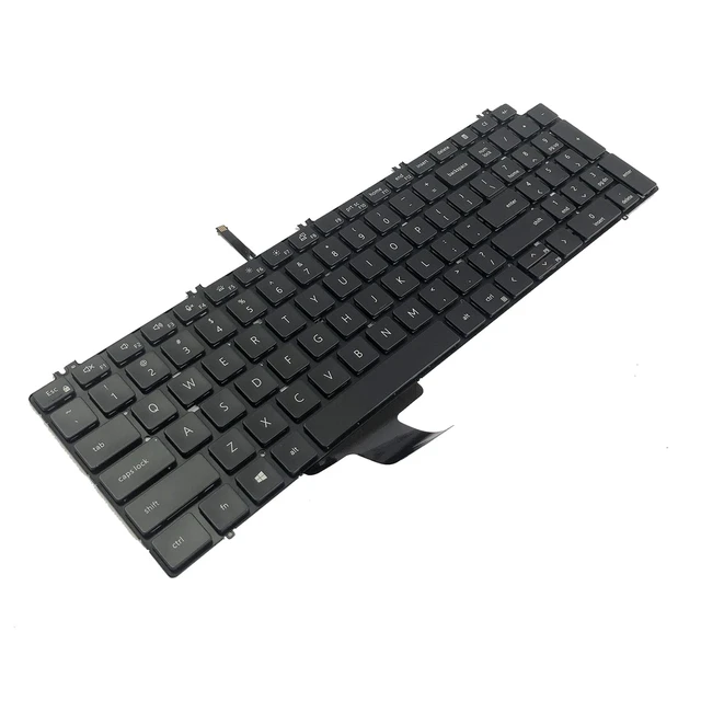 Alt view image 4 of 5 - JADTRXU Replacement Keyboard for Dell Precision 7750 7550 7760 7560 Series Laptop with Backlit US Layout 0713DM 713DM PK132V72B00