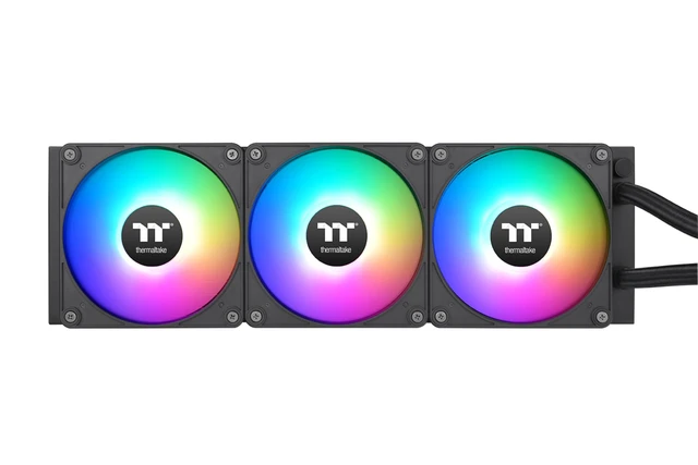 Alt view image 4 of 5 - Thermaltake TH360 V2 Ultra EX ARGB AIO CPU Cooler/Water Block 2.1" LCD/Fan 120 * 3/Magnetic Quick Connection/MB ARGB Sync Control/LCD Software Control/CL-W415-PL12SW-A