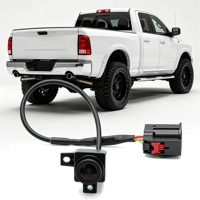 Main image of Rear View Backup Camera Fit for Dodge Ram 1500 2500 3500 2009-2012 Reversing Parking Assist Camera Ram 2009 2010 2011 2012 Replace 56054041AC 56054041AA 56054041AB 56054041AD