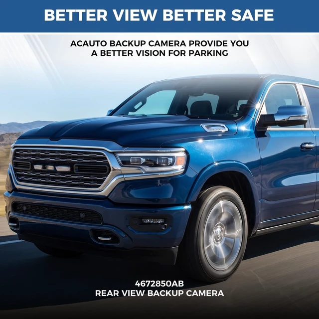 Alt view image 4 of 5 - 04672850AB Rear View Camera Fit for Dodge RAM 1500 2021 2022