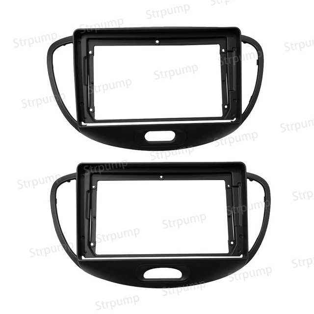 Alt view image 4 of 5 - 9'' Car Radio Stereo Dash Frame Fascia Bezel Panel Compatible for Hyundai I10 2008 09 10 11 Install Mount Kit