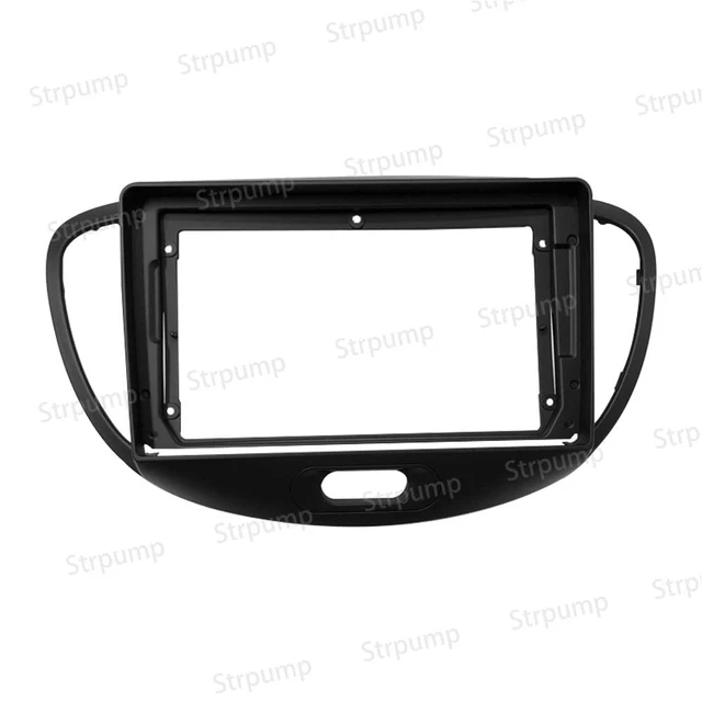 Alt view image 5 of 5 - 9'' Car Radio Stereo Dash Frame Fascia Bezel Panel Compatible for Hyundai I10 2008 09 10 11 Install Mount Kit