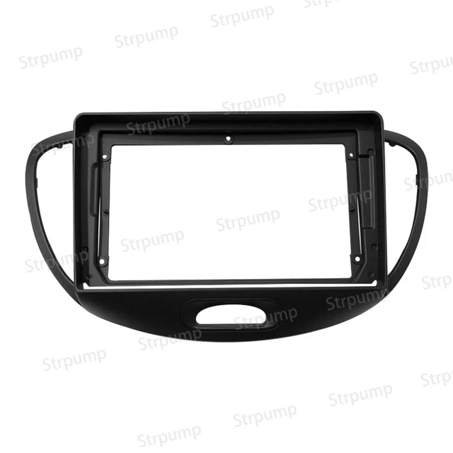 Alt view image 3 of 5 - 9'' Car Radio Stereo Dash Frame Fascia Bezel Panel Compatible for Hyundai I10 2008 09 10 11 Install Mount Kit