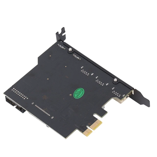 Alt view image 5 of 5 - VELATEMOR PCIe to USB 3.2 Gen 1 Card, 5Gbps 3 USB Type A 2 USB Type C 5 Port PCI Express Expansion Card, Hub Controller Adapter Power Modulefor for Linux