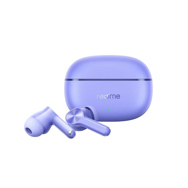 Alt view image 2 of 5 - realme Buds T200 Lite Bluetooth in Ear Earbuds,4 Mic, AI ENC for Calls,48 Hours Total Playback with Fast Charging and Ultra Low Latency Gaming TWS, Google Fast Pair, with mic - (Purple)