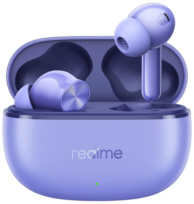 Main image of realme Buds T200 Lite Bluetooth in Ear Earbuds,4 Mic, AI ENC for Calls,48 Hours Total Playback with Fast Charging and Ultra Low Latency Gaming TWS, Google Fast Pair, with mic - (Purple)