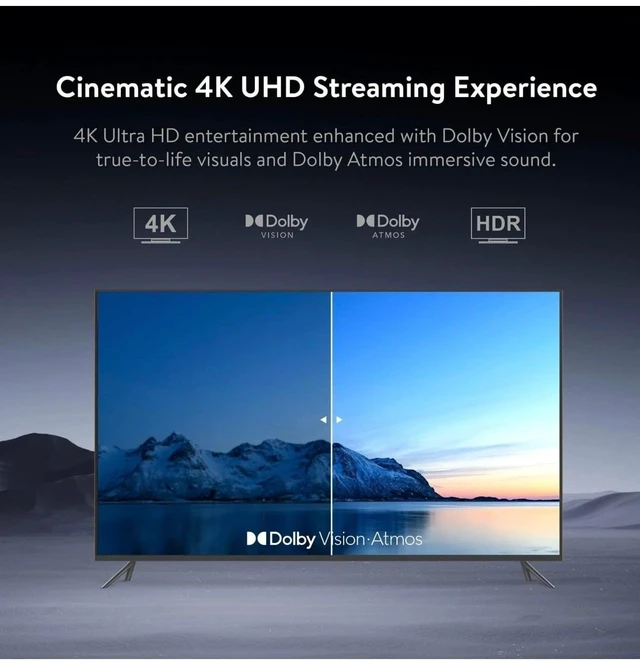 Alt view image 2 of 5 - IT'S BRAZILIAN onn 4K Pro Streaming Device, Google TV with Gemini* - Ultra-Fast Streaming, Stunning 4K UHD, 32GB Storage, 3GB RAM, Dolby Vision & Atmos, Find My Remote with Backlight, Ethernet Port