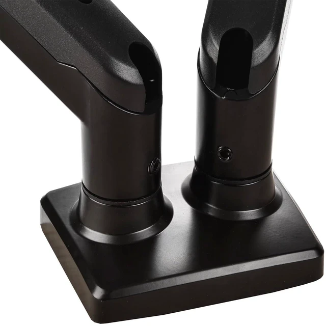 Alt view image 4 of 5 - Dual Balanced Monitor Arms ^^ Effortless Adjustment ^^ Internal Spring Mechanism ^^ Outstanding Flexibility ^^ 180 Degree Rotation ^^ Two Monitors ^^ Fit Screen Size 17" - 32" ^^ Computer Display Arm
