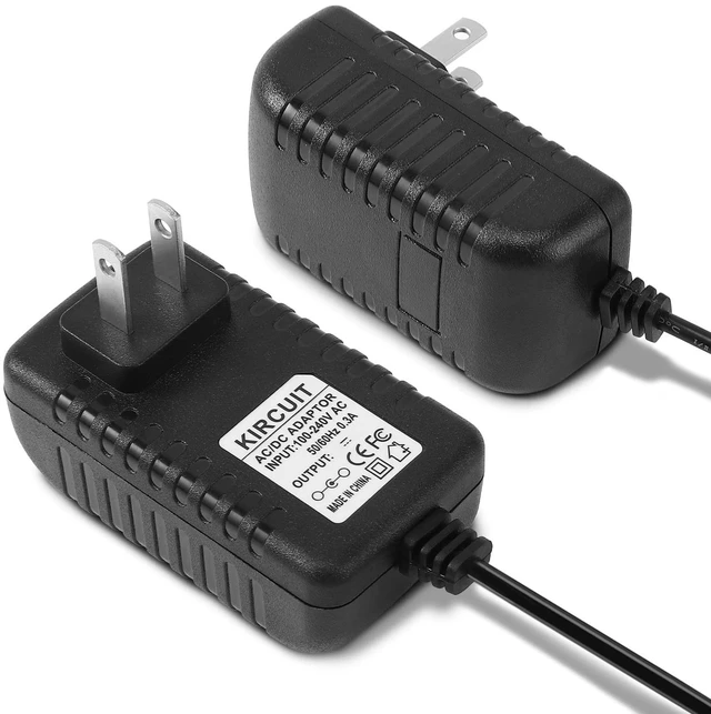 Alt view image 2 of 4 - Kircuit 9V AC/DC Adapter Compatible with Pro PPHP122SM PPHP122SM.5 PPHP122SM5 12" Subwoofer 800W Wireless BT Streaming PA Speaker Portable Loudspeaker Pro USA Power Supply Cord Charger