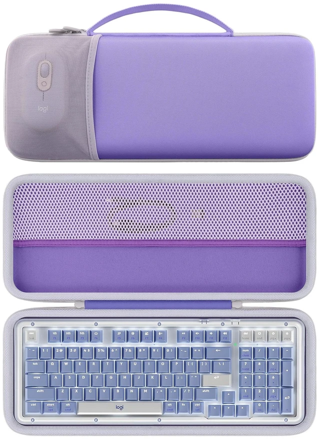 Main image of co2CREA for Logitech Alto Keys K98M Keyboard Carry Case, Purple