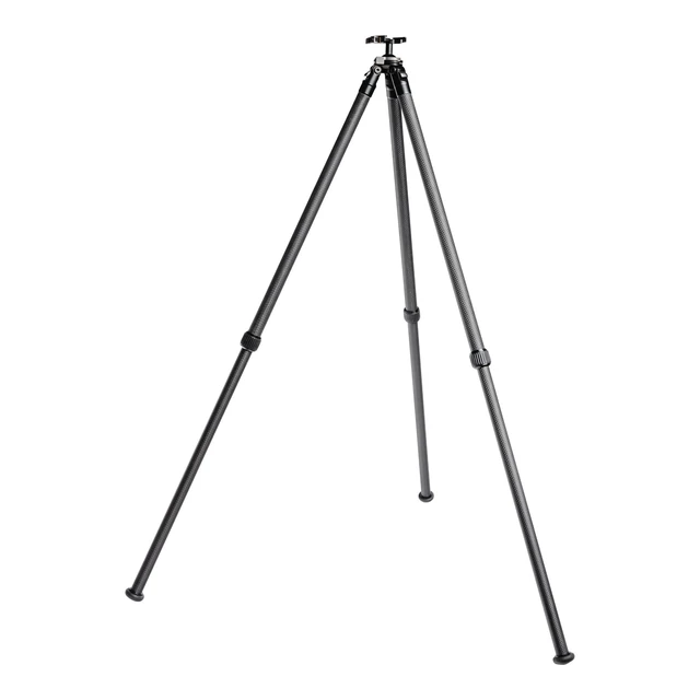 Alt view image 3 of 5 - Aziak Ridgeline Ultralight Hunting Tripod with Integrated Arca Lever-Lock Ball Head, 20 oz, 36" Max Height, 14 lb Load Capacity, Compact Backcountry Shooting & Optics Tripod