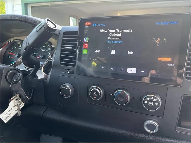 Main image of Alikali 10.1" 2-Din Car Radio Stereo for Chevy Silverado 2007-2013, w/WiFi/Bluetooth/GPS Navigation/FM/Music/SWC/IPS Touchscreen Radio Player with Carplay Android Auto +Free Backup Camera