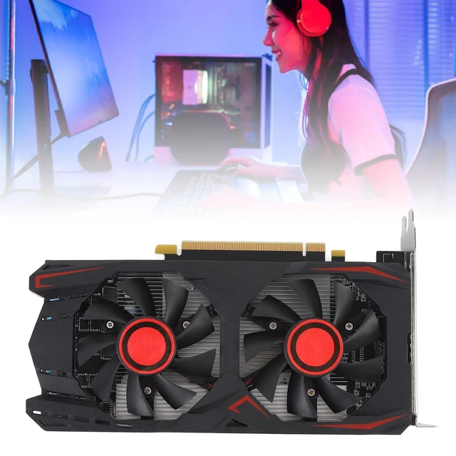 Alt view image 2 of 5 - VBESTLIFE 550TI 6GB Graphics Card, GDDR5 192Bit GPU, 783/1566MHz PCIE 2.0 16X Gaming Video Card, Desktop Computer Graphics Card Support for DirectX 11