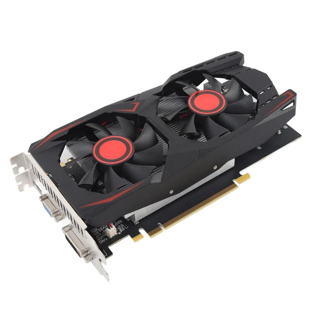 Alt view image 5 of 5 - VBESTLIFE 550TI 6GB Graphics Card, GDDR5 192Bit GPU, 783/1566MHz PCIE 2.0 16X Gaming Video Card, Desktop Computer Graphics Card Support for DirectX 11
