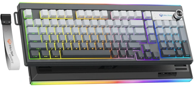 Main image of MEETION Wireless Gaming Keyboard, 98-Key Tri-Mode RGB Backlit, Black