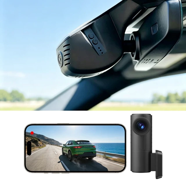 Alt view image 2 of 5 - G30 4K+2K Dash Cam Front and Rear for Audi A1 A4 A5 A6 A7 S3 S4 Q5 SQ5,OEM Factory Look, UHD 3840P Video, Built-in WiFi & APP,FREE128G