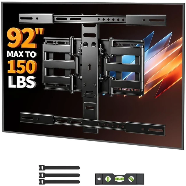 Main image of Suptek Reinforced Ultra Slim TV Wall Mount 1.38" Low Profile for 43-92" TVs