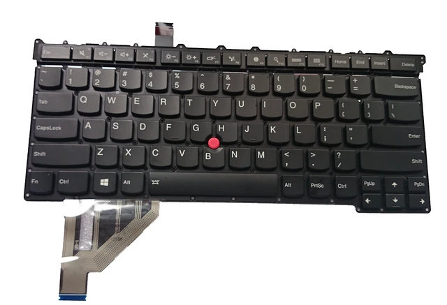 Alt view image 3 of 3 - US Backlit Keyboard for Thinkpad X1 Carbon Gen 5 2017