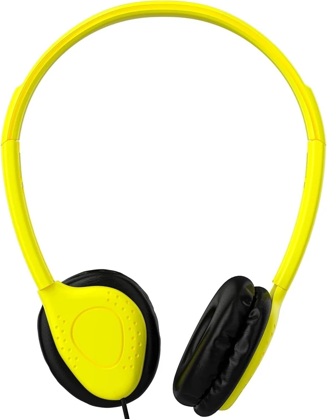 Alt view image 2 of 5 - Maeline Classroom Headphones Bulk 100 Pack Wired On-Ear Headsets with Leather Cushions & 3.5mm Jack, Adjustable School Headphones for Students, Libraries, Testing Centers, Offices & Travel