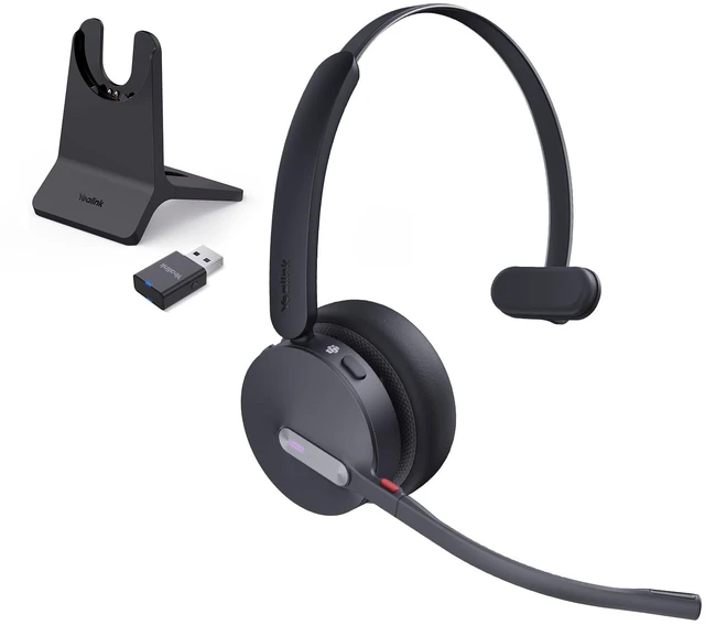 Main image of Yealink WH64 Mono Hybrid Wireless Headset with Mic DECT Dongle & Bluetooth