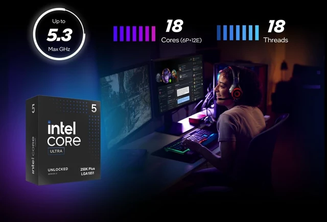 Alt view image 2 of 5 - Micro Center Intel core Ultra 5 250k Plus Bundle ASUS Z890 AYW Gaming WiFi