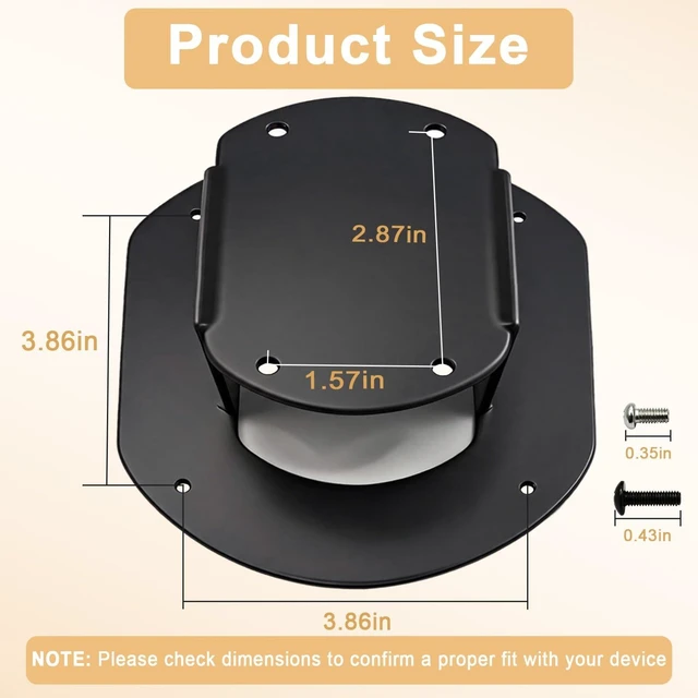 Alt view image 3 of 5 - VESA Mount Adapter Compatible with Samsung Odyssey G9 Monitor