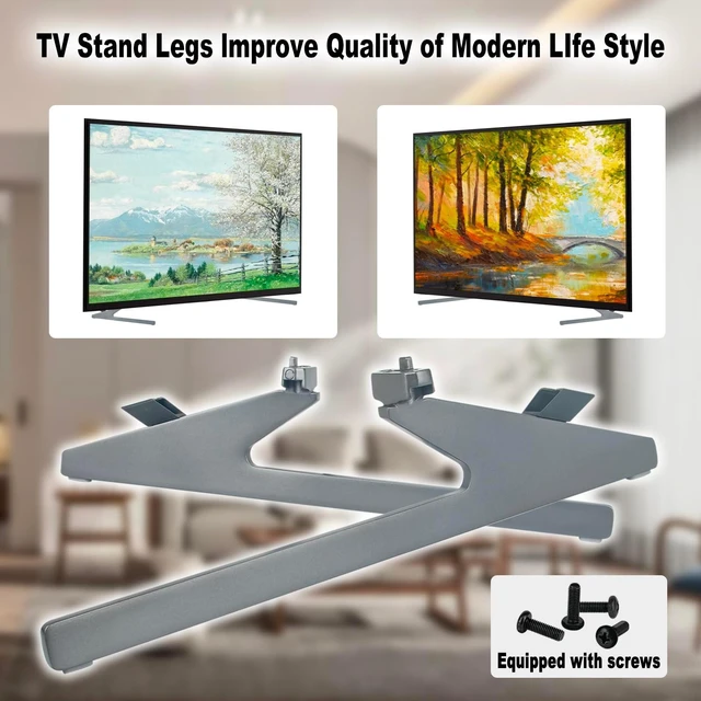 Alt view image 2 of 5 - AIDITIYMI Replacement Base Stand TV Legs Compatible with Hisense TV 65U8HQ