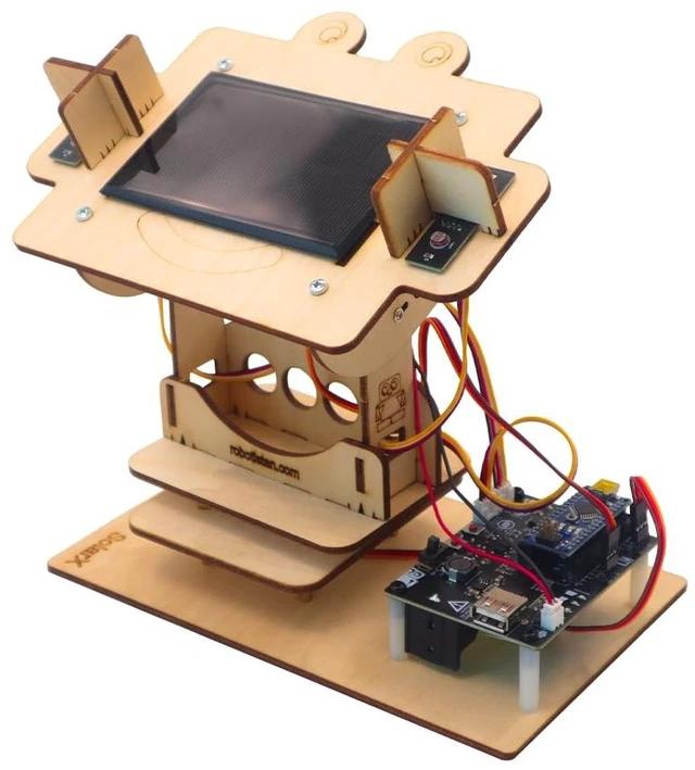 Main image of SolarX V2: Sun-Tracking Solar Panel DIY Kit with Arduino Nano, Solar Sun Tracker Sytem with Electronic Components, Educational Sun Tracker Kit, Solar Coding Kit