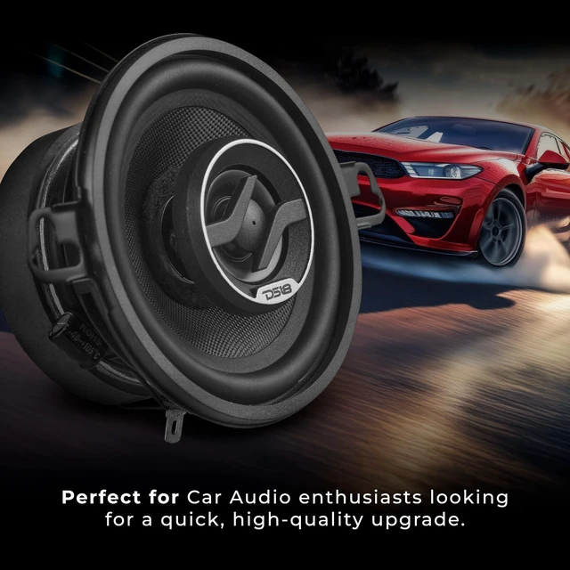 Alt view image 4 of 5 - DS18 ZXI-3542 Full-Range 3.5" 2-Way Coaxial Speaker 4 Ohm - Car Audio Speakers Full Range, Easy Installation - Pair