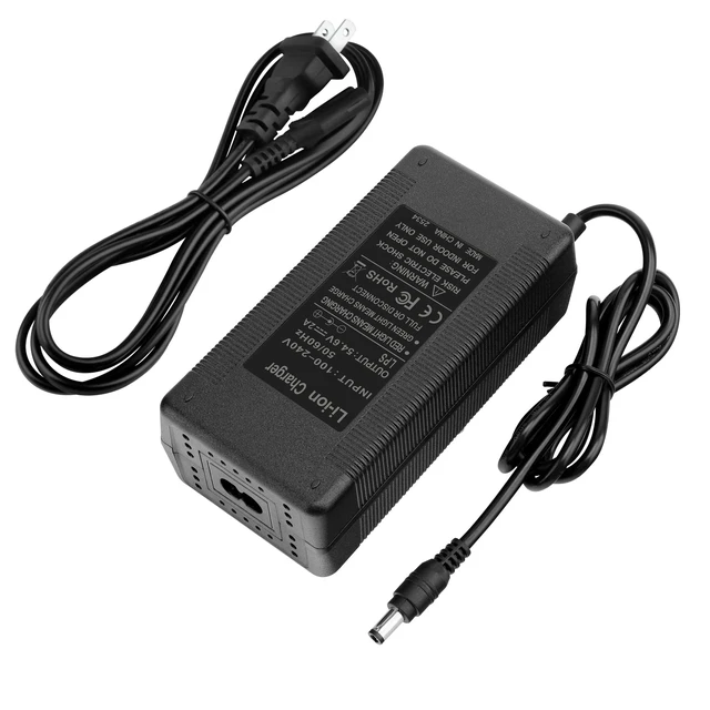 Alt view image 2 of 4 - Amoimary 54.6V 2A UL AC/DC Adapter Charger, DC 5.5x2.1mm / 5.5x2.5mm Plug