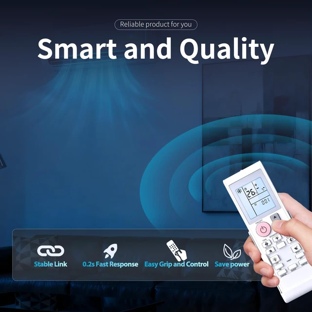Alt view image 3 of 5 - New 2531835 Replacement Remote Control for DAIKIN Air Conditioner BRC52A61