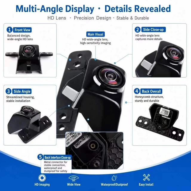 Alt view image 4 of 5 - No. 84710883 Rear View Backup Reverse Parking Camera/Rear View Camera