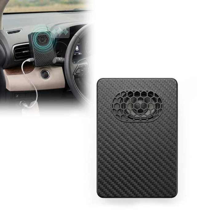 Main image of Zenkaelum JDM Melody Box Car Startup Sound Player, Plug and Play Greeting Box with 100+ Japanese Chimes, Custom Sound Upload via Micro-USB, Compact Interior Accessory