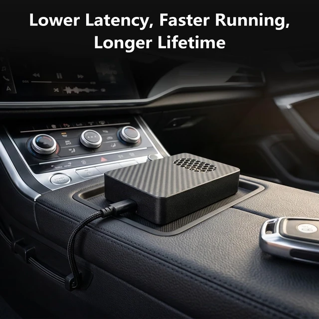 Alt view image 3 of 5 - Zenkaelum JDM Melody Box Car Startup Sound Player, Plug and Play Greeting Box with 100+ Japanese Chimes, Custom Sound Upload via Micro-USB, Compact Interior Accessory