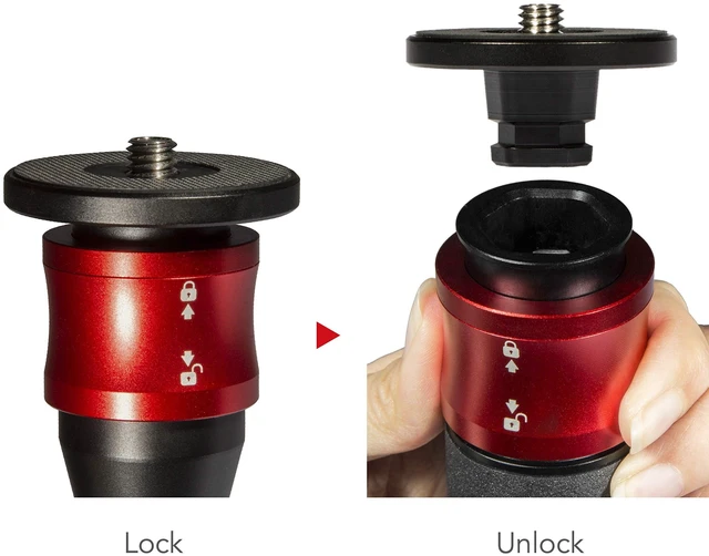Alt view image 3 of 4 - IFOOTAGE Quick Release Plate (New Version) Cobra 2 Camera Monopod