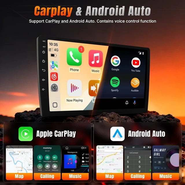 Alt view image 3 of 5 - Linux Car Radio for Toyota Camry 2007-2011 Fast Boot (Manual A/C)