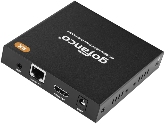 Main image of gofanco 4K60Hz HDMI Extender Over IP - Receiver (HD20Ext1xN-RX)