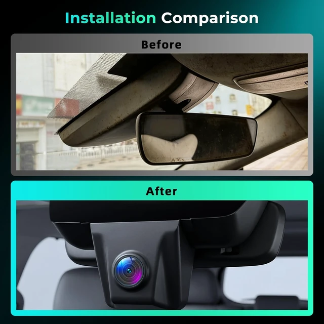 Alt view image 2 of 5 - Inefala 4K Dash Cam for Toyota Sienna 2021-2026 LE Limited XLE Platinum XSE