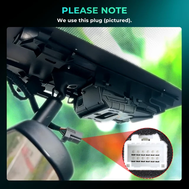 Alt view image 3 of 5 - Inefala 4K Dash Cam for Toyota Sienna 2021-2026 LE Limited XLE Platinum XSE