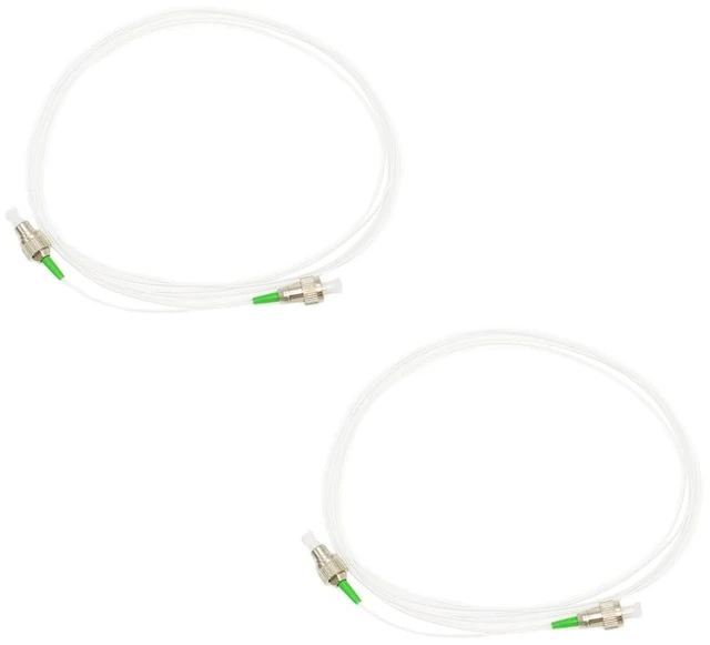 Main image of CADICATV FC/APC-FC/APC Simplex Single Mode Patch Cord, 2pcs, 2m
