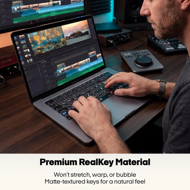 Alt view image 5 of 5 - KB Covers Premium Davinci Resolve Keyboard Cover for MacBook Pro & Air