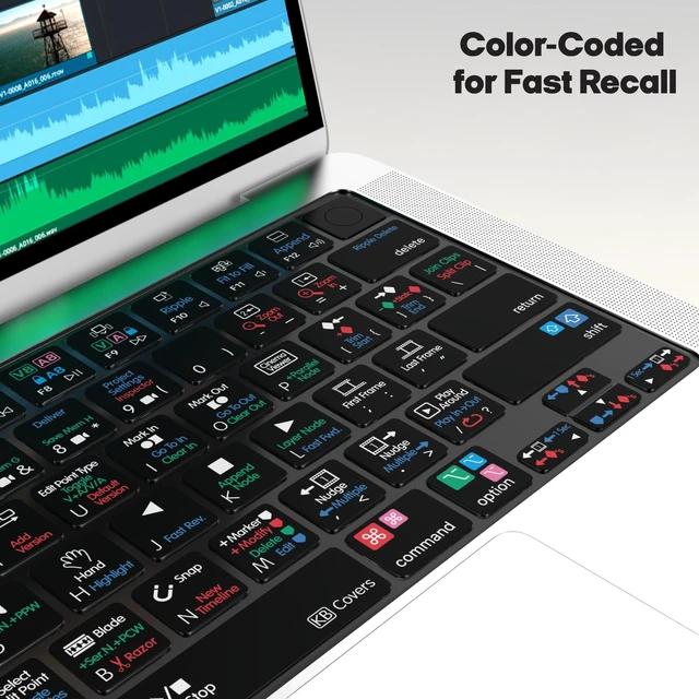 Alt view image 4 of 5 - KB Covers Premium Davinci Resolve Keyboard Cover for MacBook Pro & Air