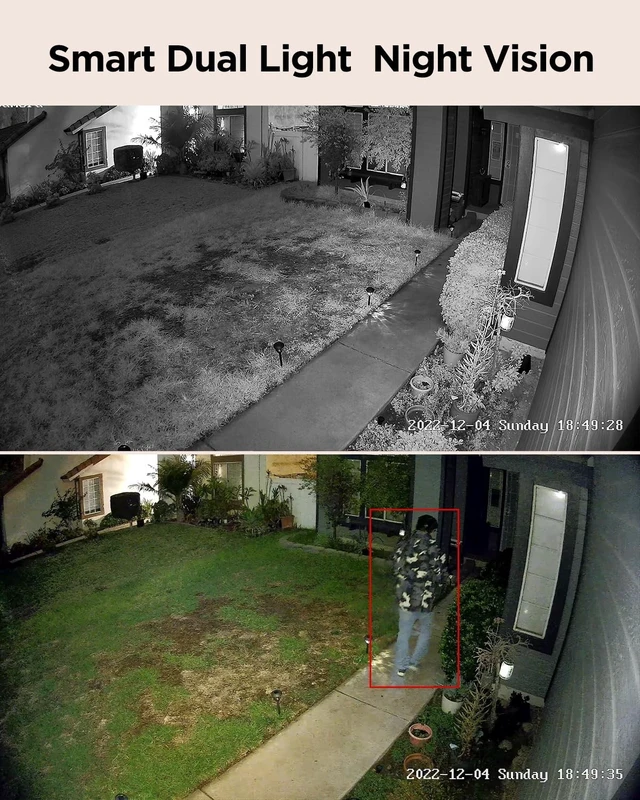 Alt view image 5 of 5 - PANOOB 4K Wired PoE IP Dome Camera Outdoor, PD93BA1-8MD